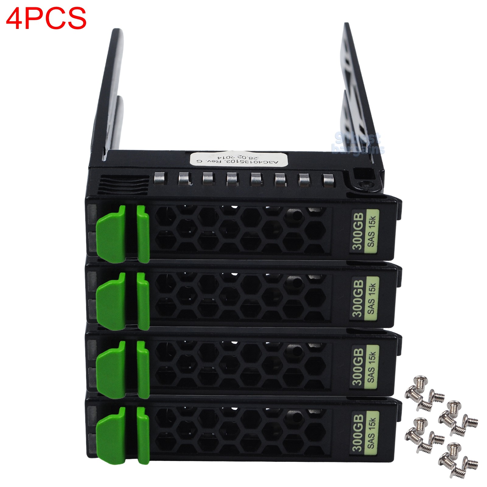 4PCS Fujitsu HDD Caddy 2.5" A3C40135103 Primergy TX200 TX300 TX150 S5 S6 S7 S8