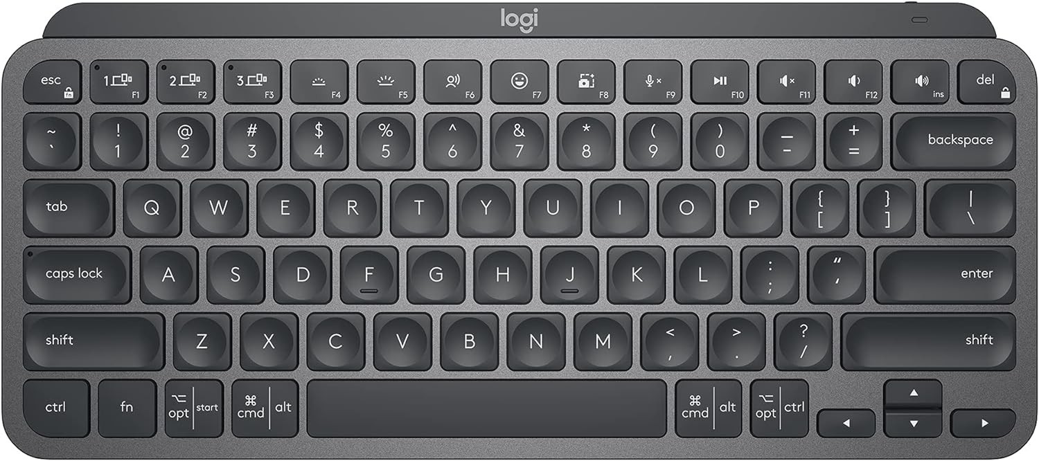 MX Keys Mini Minimalist Wireless Illuminated Keyboard-GRAPHITE-US-2.4GHZ/BT