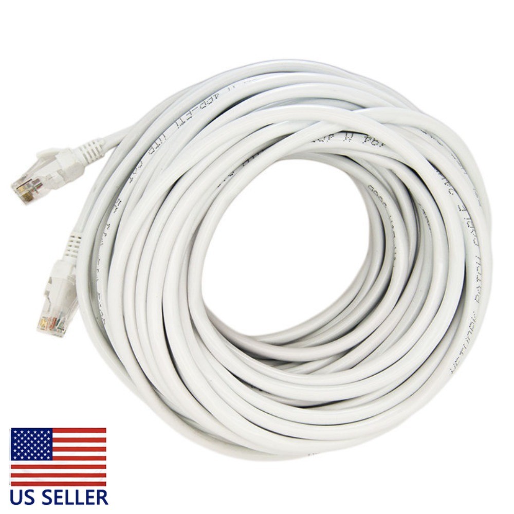 1PC 50FT CAT6 Patch Cord Cable 500mhz Ethernet Internet Network LAN RJ45 UTP #1