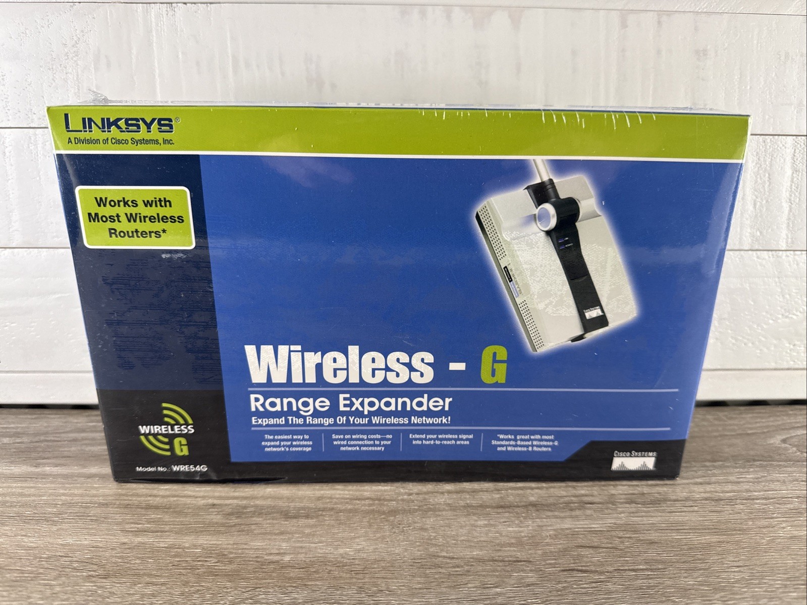 NEW LINKSYS WRE54G Range Expander Wireless-g Sealed Cisco Quick Shipping