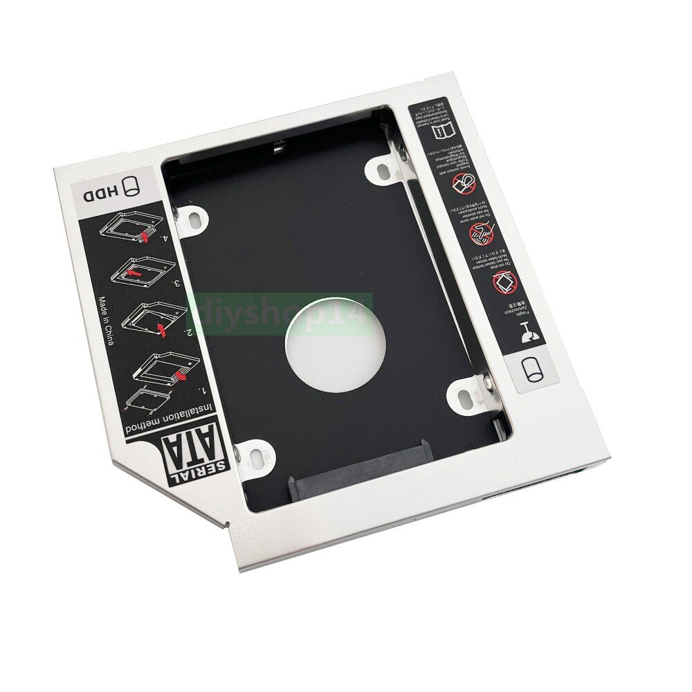 SATA 2nd Hard Drive HD Caddy Adapter Bay for HP ProBook 4330s 4331s 4430s 4535s