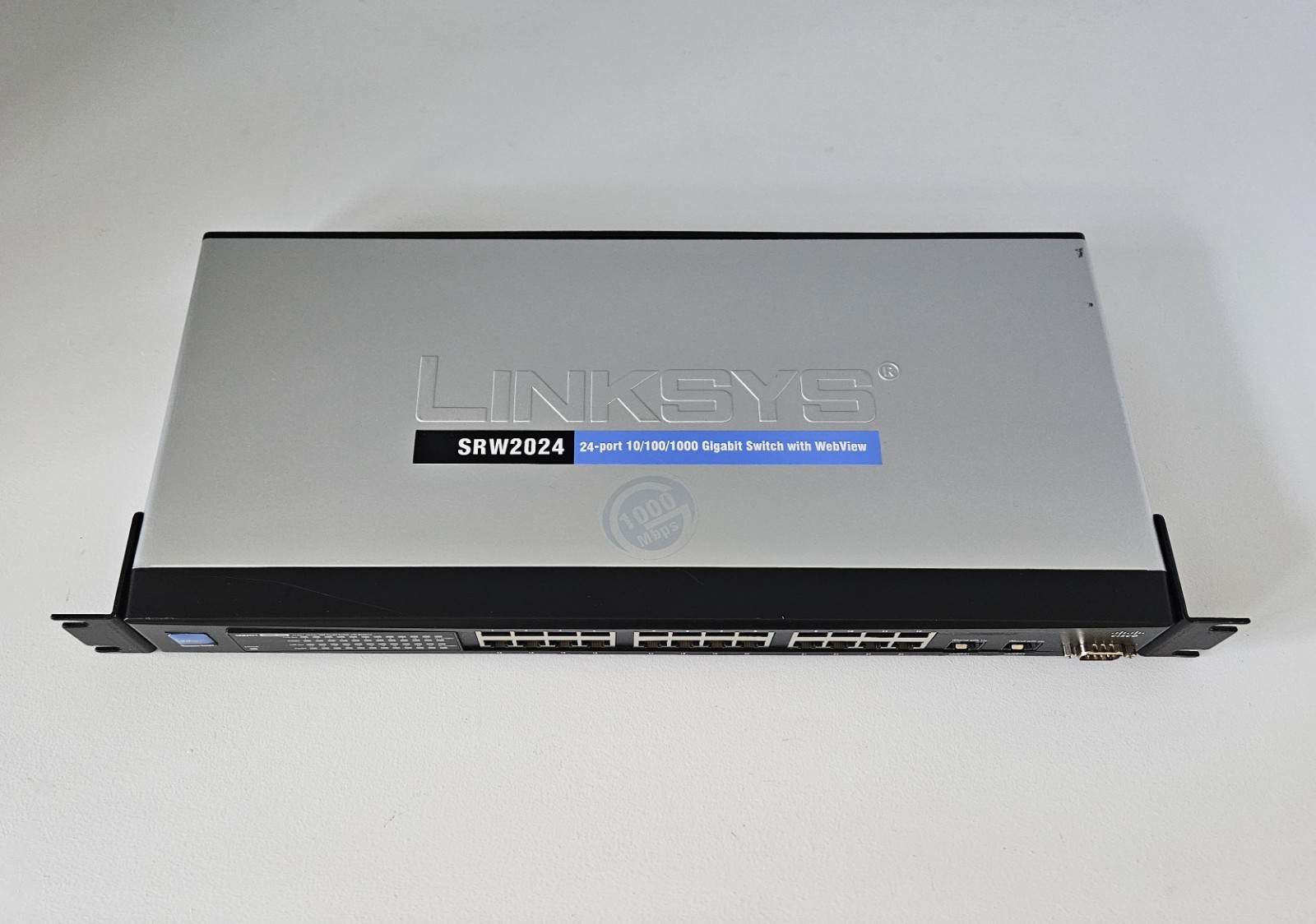 Cisco Linksys SRW2024 Ver1.3 24-Port Gigabit Switch with WebView + Rack Mounts