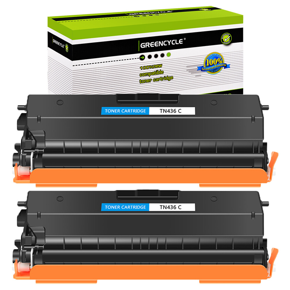 2PK TN436 Cyan Toner Fit for Brother DCP-L8410CDW MFC-L8690CDW L8900CDW L8610CDW