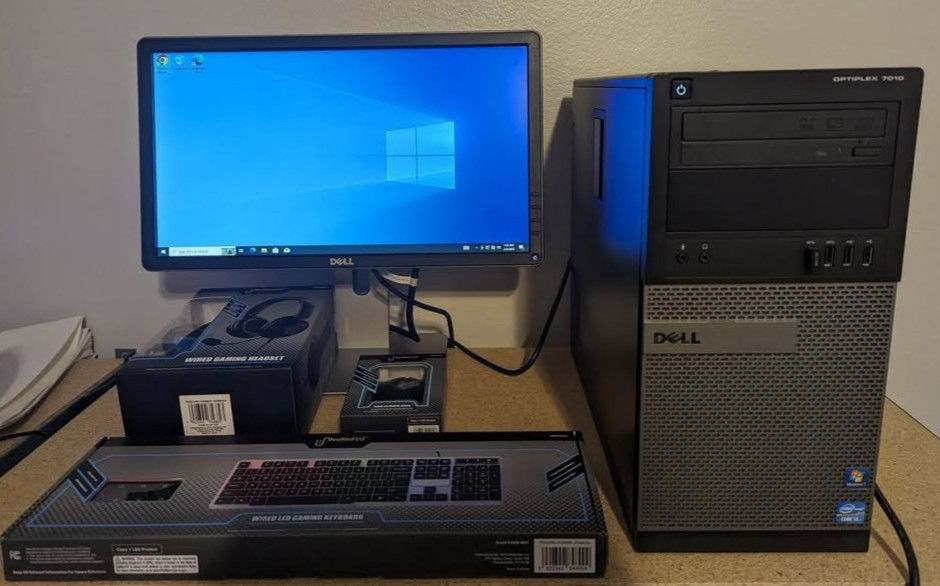 Full Setup Gaming Computer PC I7 16gb Ram 512GB SSD 1TB HDD 1050ti 4GB Plug&Play