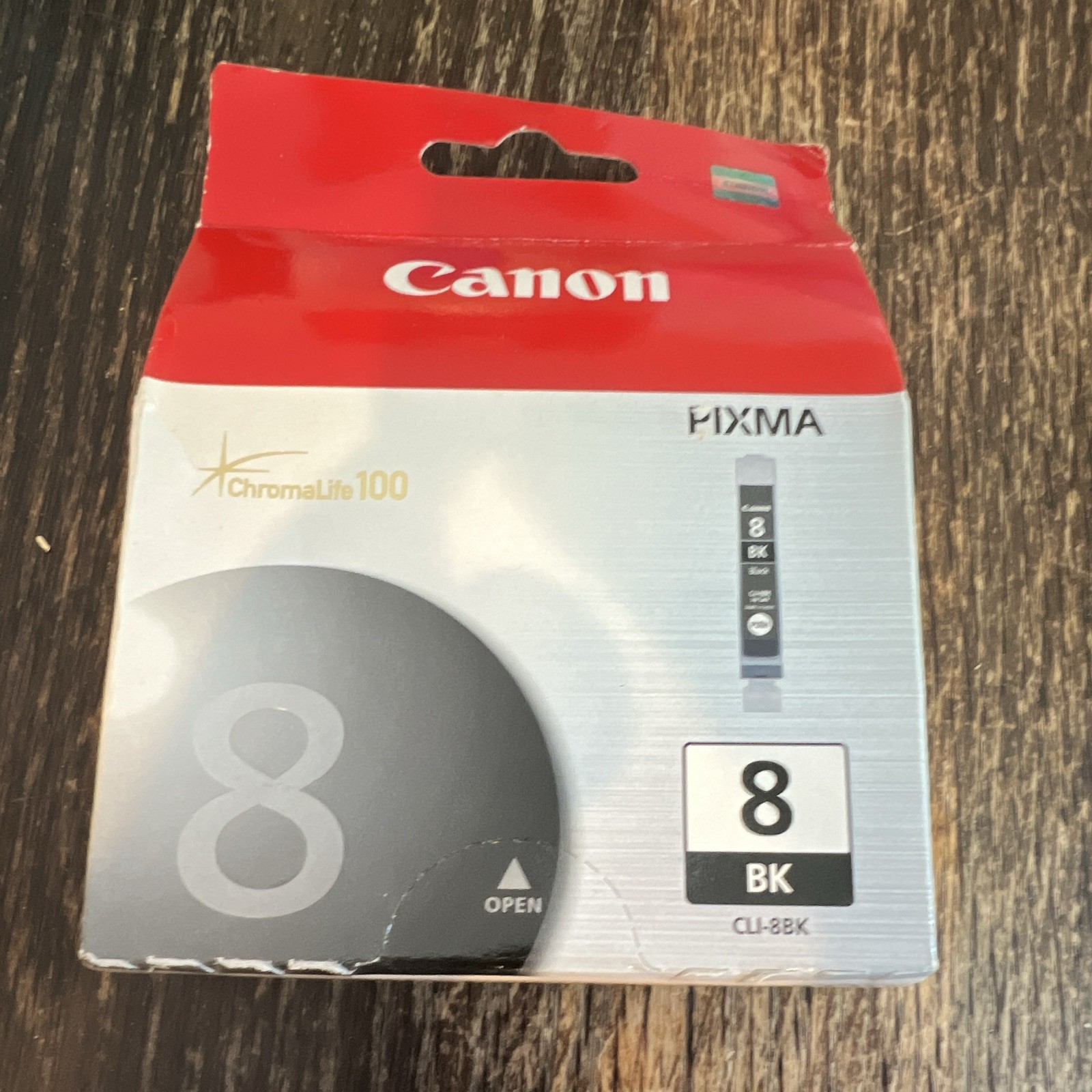 Canon Genuine/Original CLI-8BK Black Inkjet Ink Cartridge for PIXMA iP4200-5200R