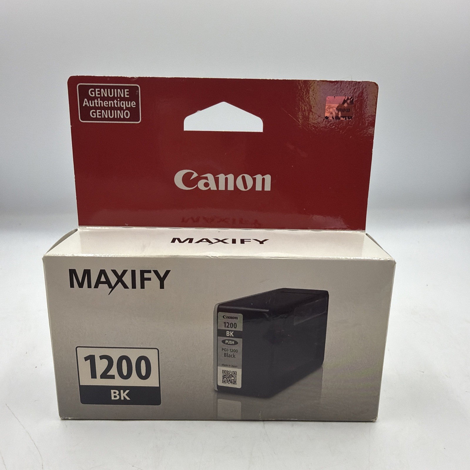OEM Canon PGI-1200BK Black Ink Tank Cartridge 1200 BK MAXIFY Printer New Sealed
