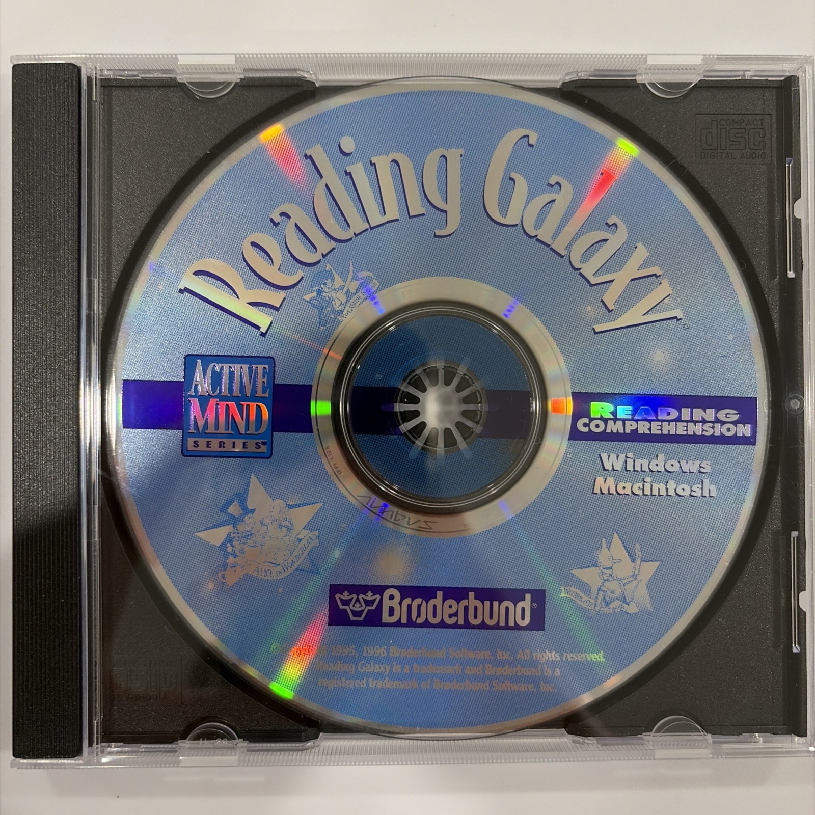 Broderbund Reading Galaxy Active Mind Series PC/Mac CD-ROM