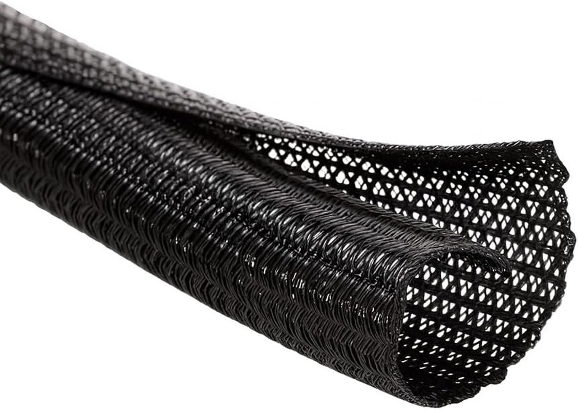 MGI Speedware Braided Split-Sleeve Wire Loom for High-Temperature Automotive Har