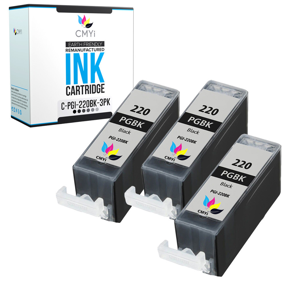 3PK PGI-220 Ink Cartridges for Canon PIXMA MX860 MX870 PMFP1 PMFP3 SFP1 SFP2
