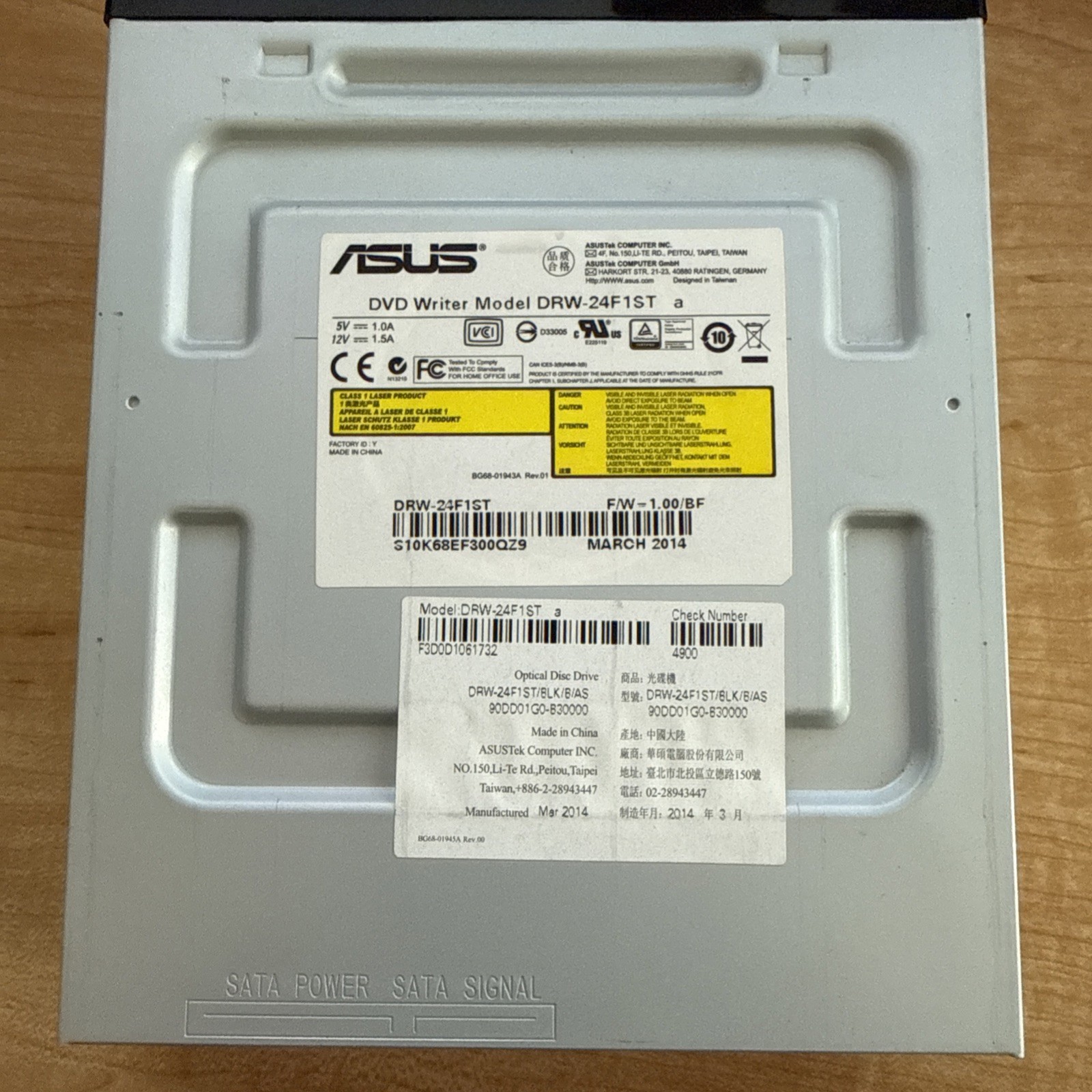ASUS - DVD writer  DRW-24F1ST