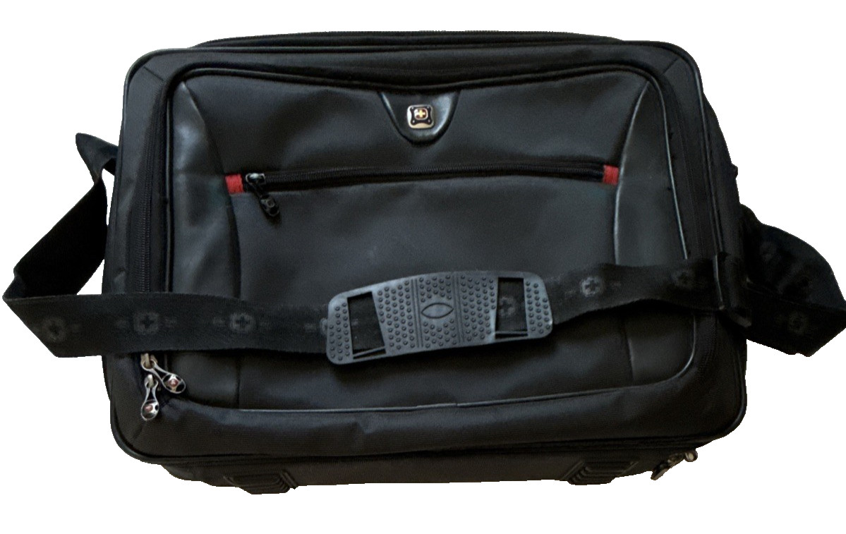 The Insight by Wenger SwissGear Black Laptop Tablet Travel Bag Case