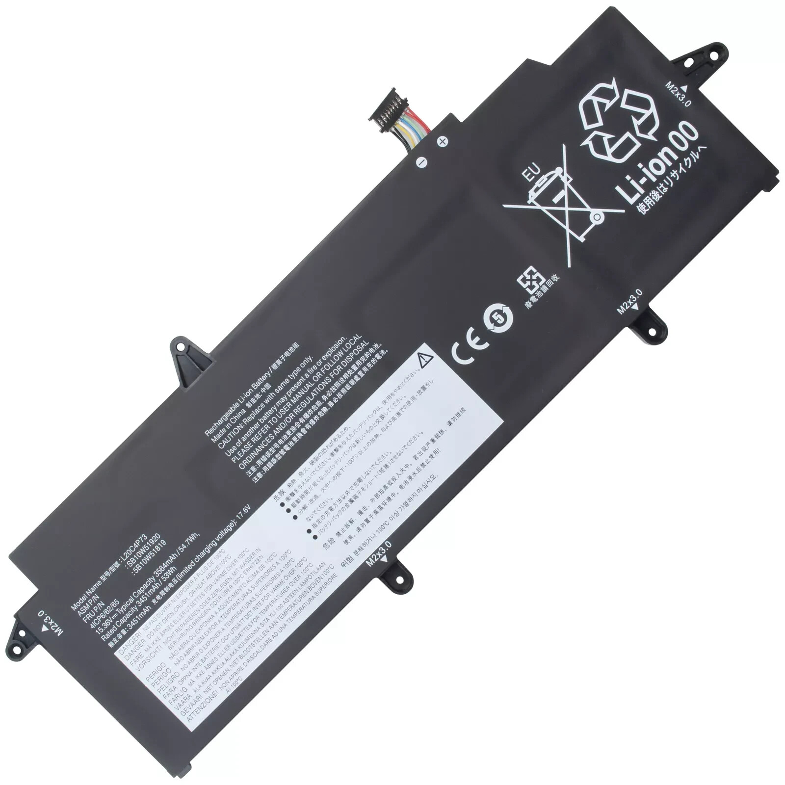 Genuine L20C4P73 L20D4P73 L20M4P73 Battery Lenovo ThinkPad X13 Gen 2nd 3rd 2022