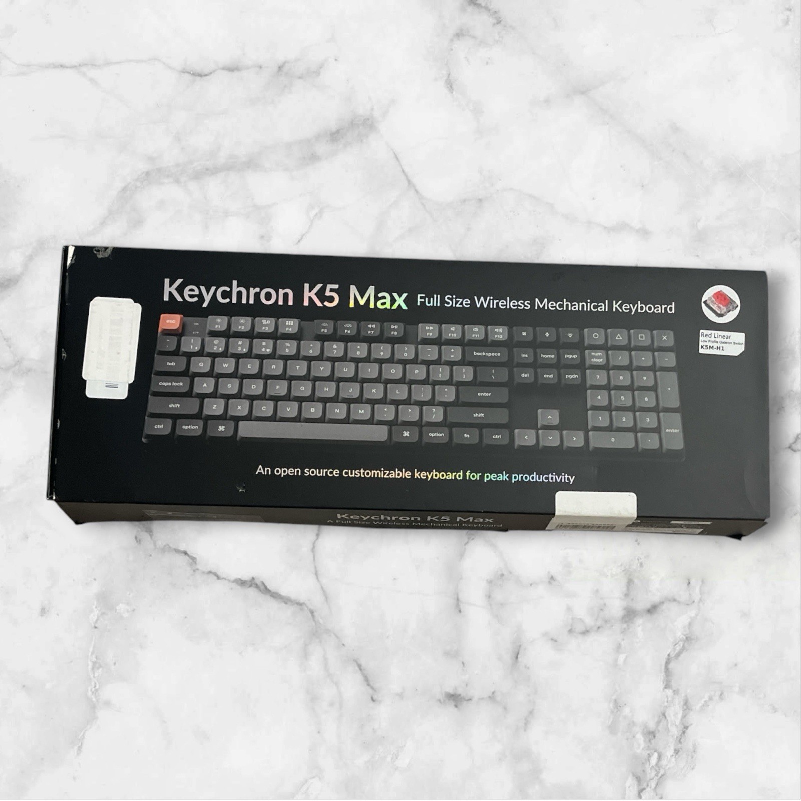 Keychron K5 MAX Wireless JP Layout Low Profile Gateron Red Mechanical Keyboard
