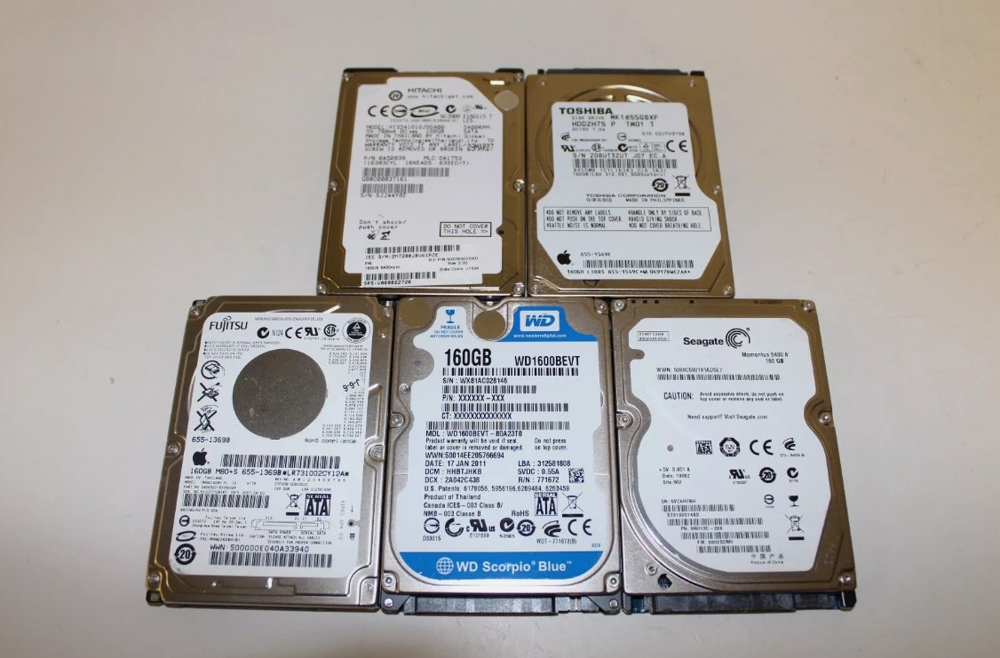 1PCS 160 GB 2.5" 9mm 5400 RPM SATA Hard Disk Drive HDD Ideal Laptops Netbooks