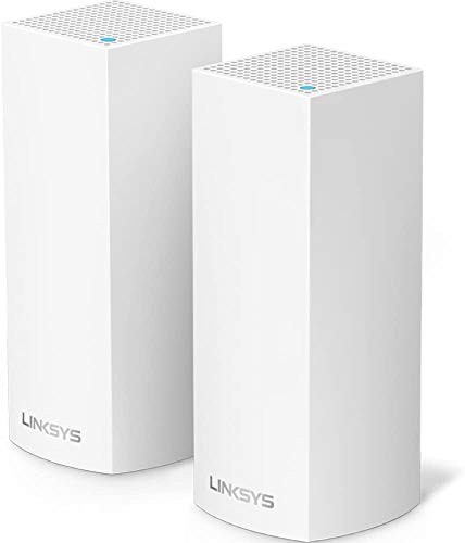 WHITE - LINKSYS VELOP MESH HOME WIFI SYSTEM 4,000 SQ FT COVERAGE WHW0302