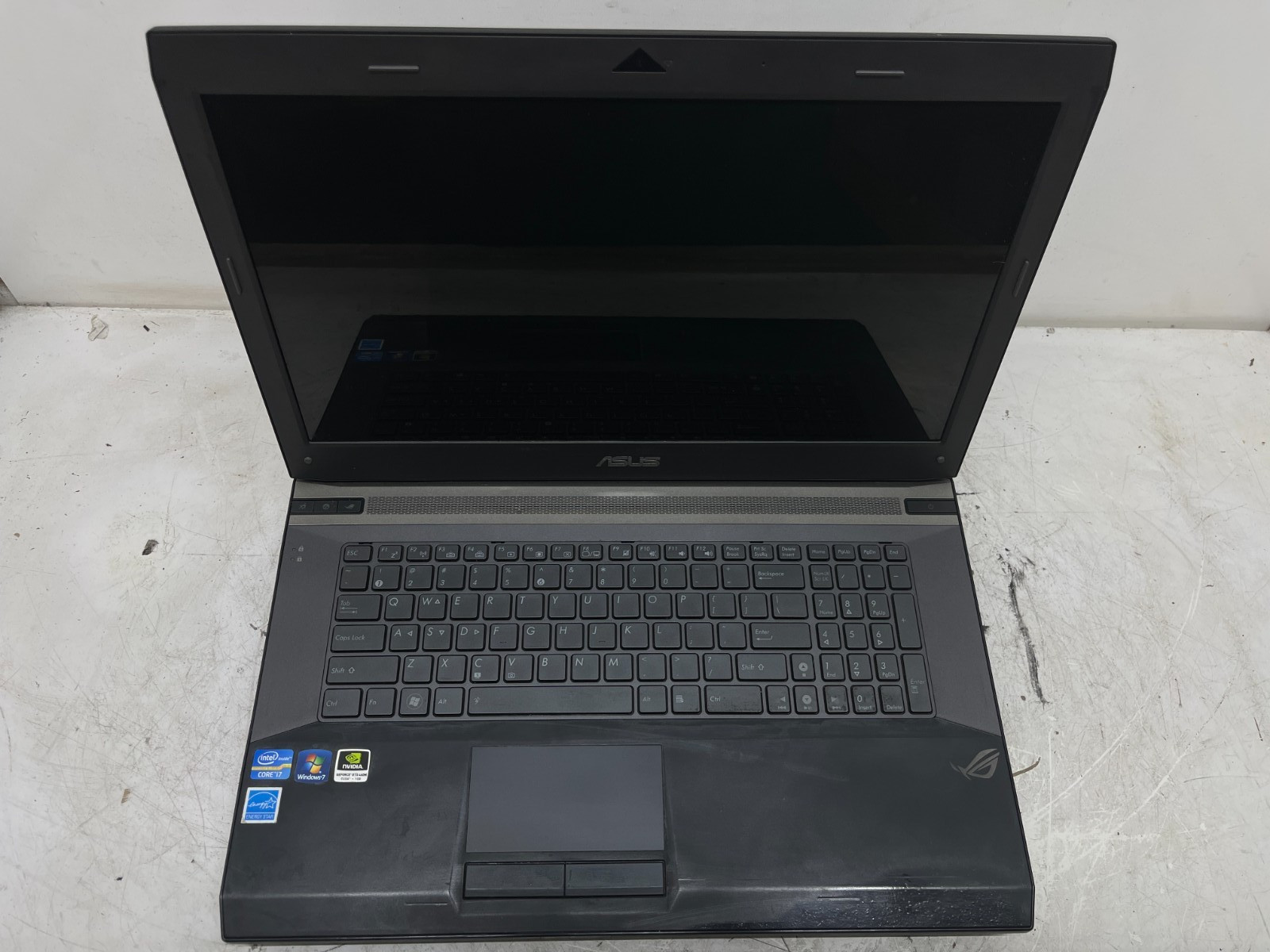Asus ROG G73SW Intel Core i7-2630QM 2.0GHz  NO HDD Nvidia GeForce GTX 460M
