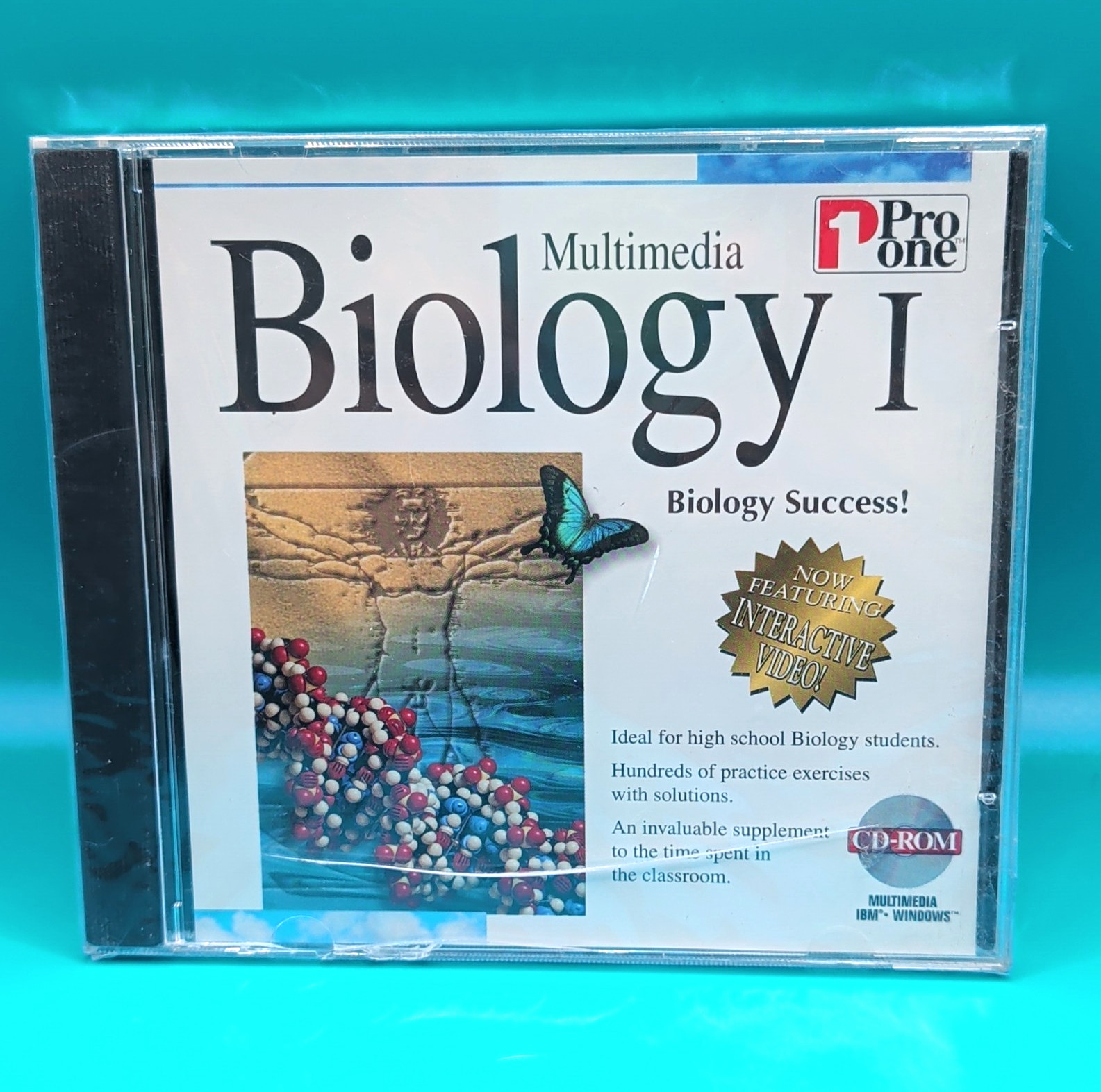 Pro One Multimedia Biology I Education CD for Windows (Case Is Cracked) SEALED