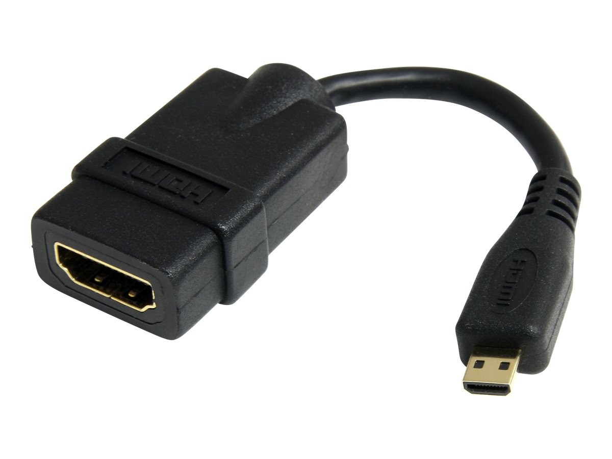StarTechcom HDMI to Micro 5in High Speed Adapter Adapter 4Z10F04125