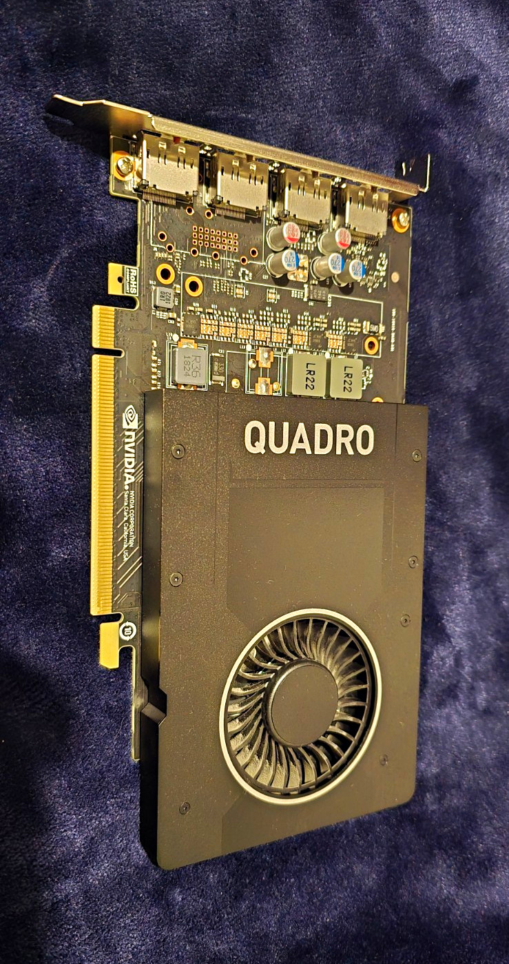NVIDIA Quadro P2000 5GB GDDR5 professional workstation graphics card