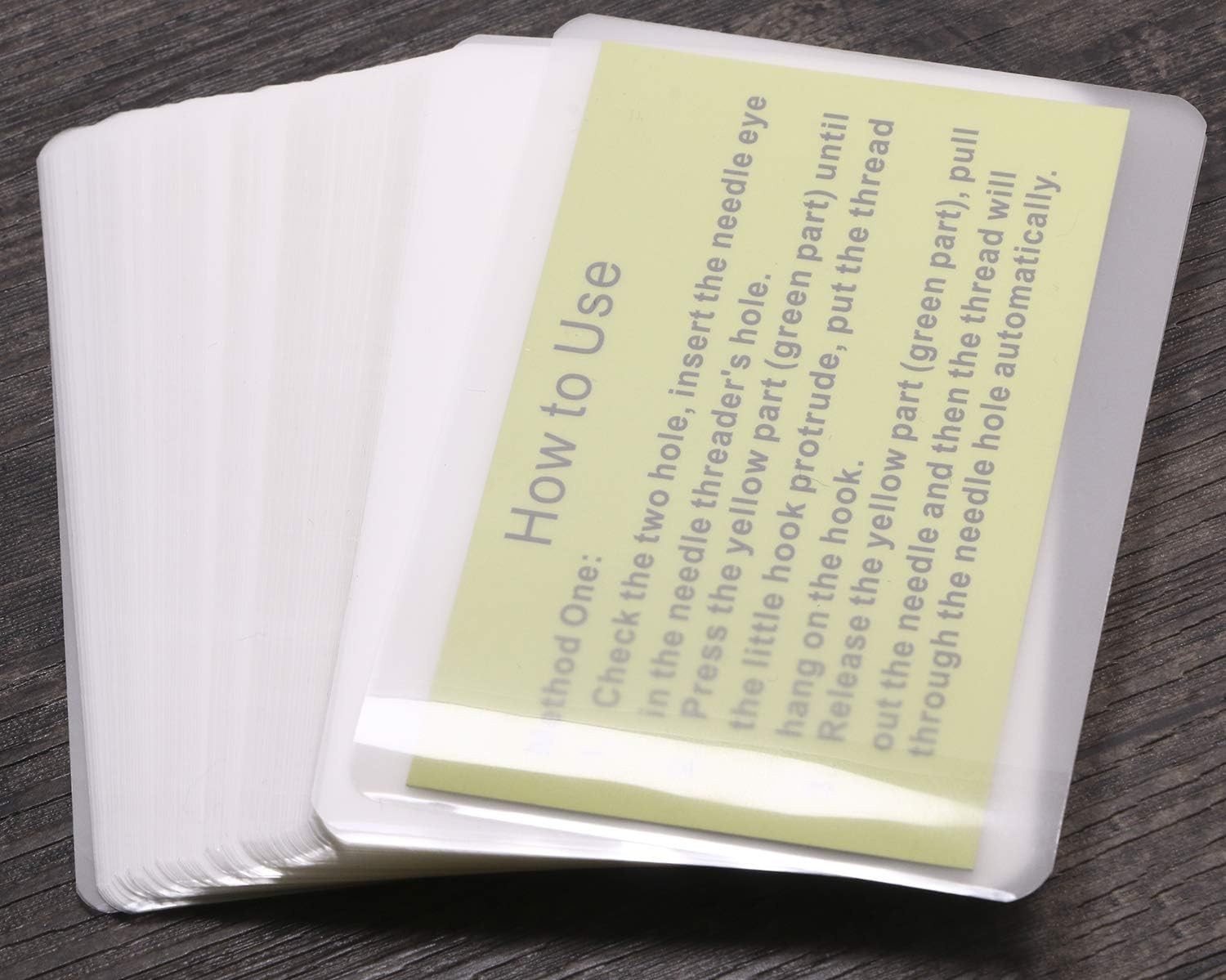 2.5x3.7-Inches Transparent Universal Thermal Laminating Sheets Pouches Premium