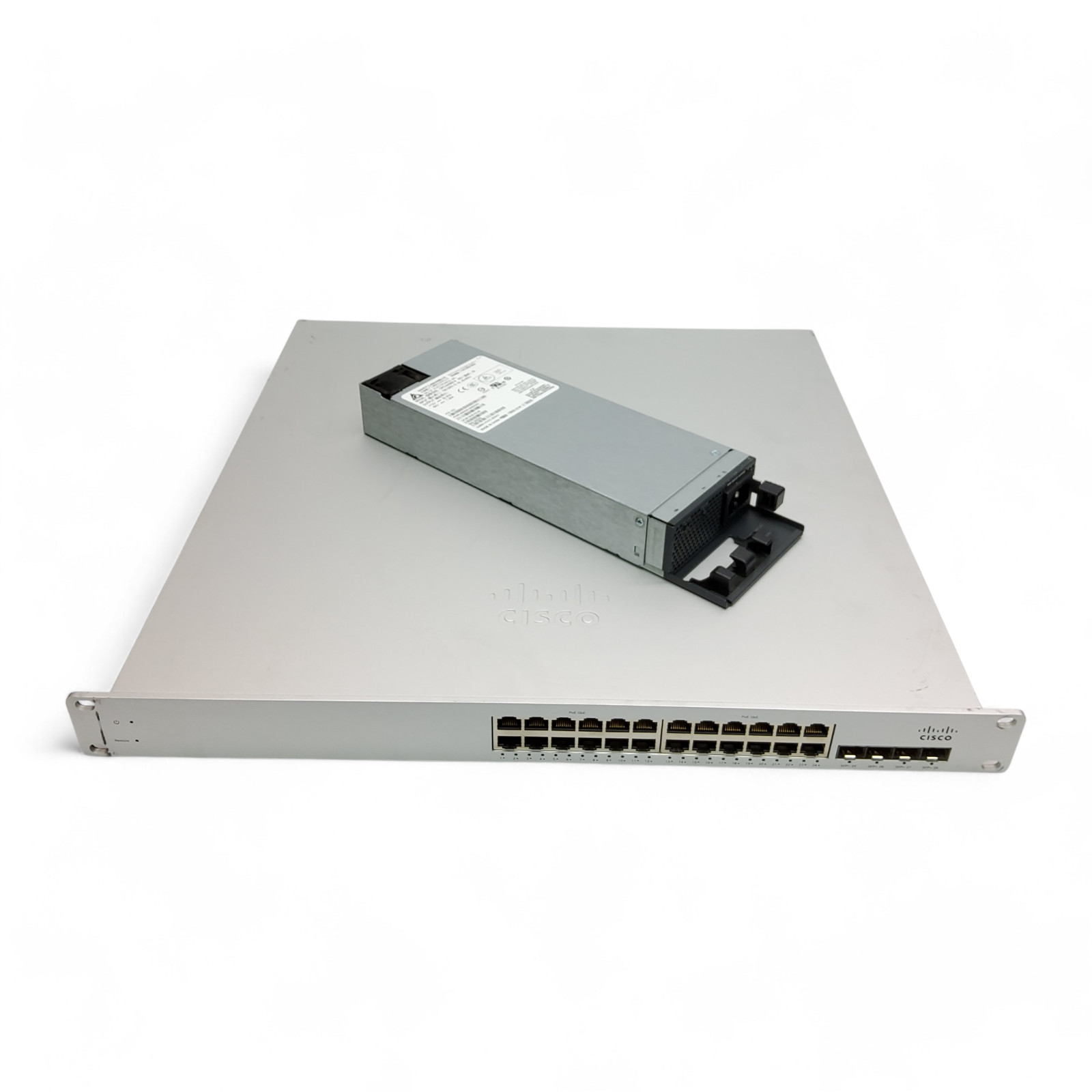 Cisco Meraki MS320-24P-HW w/ PWR-MS320-640WAC 600-20060 UNCLAIMED