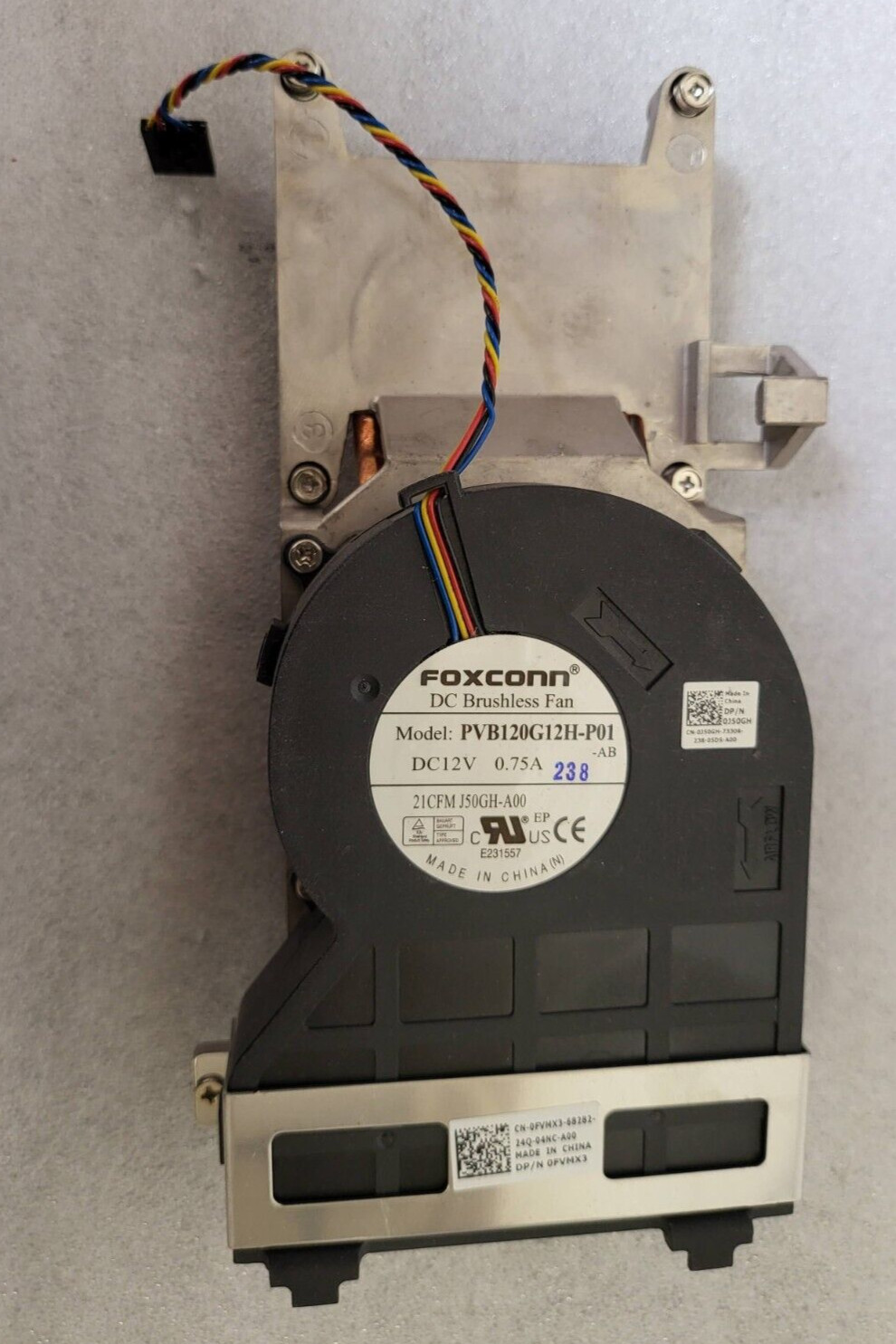 1PC FORCECON DFB652512PN0T 12V FA2J OJ50GH 0J50GH 4-wire PWM dual ball fan
