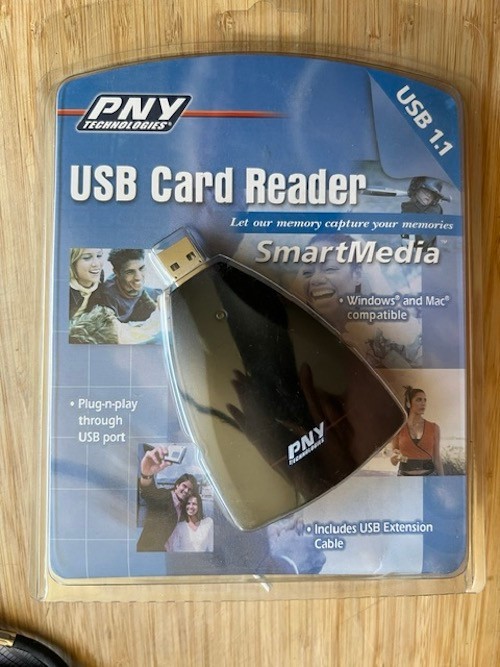 PNY Technologies USB 1.1 Card Reader Windows / Mac, Extension Cable