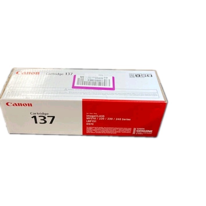 Canon 137 Black Toner 2 PACK Cartridge  LBP151/MF210/220/230/240/D570 
