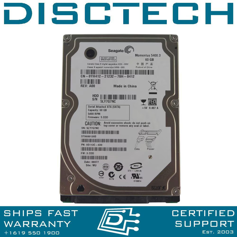 Seagate Momentus 5400.3 ST960813AS SATA Hard Drive
