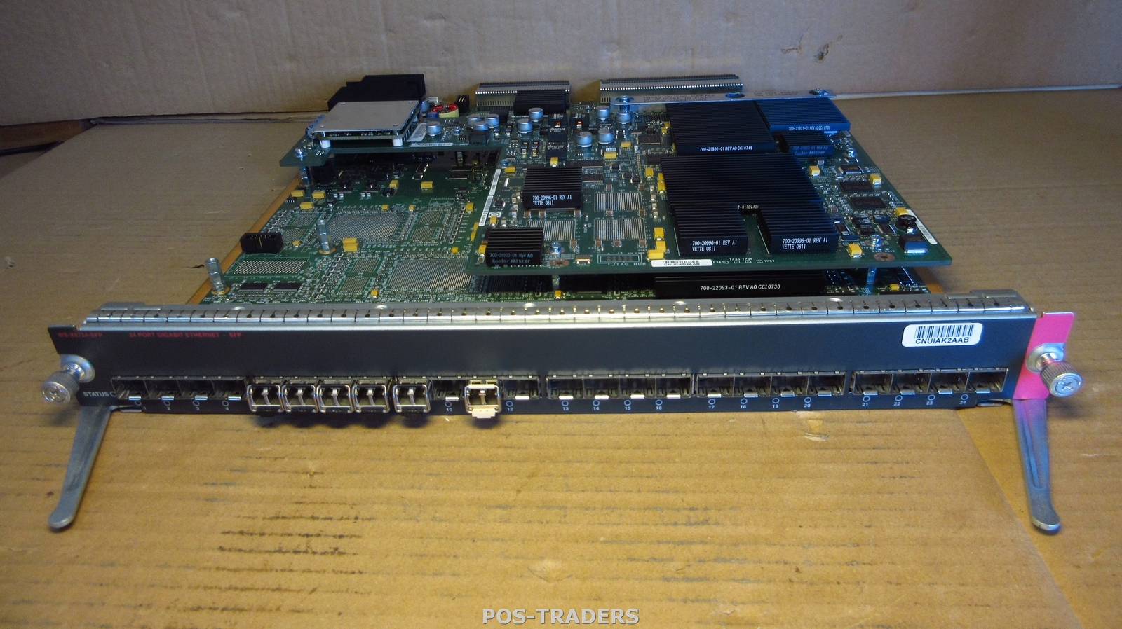 Cisco WS-X6724-SFP V02 24Port Gigabit Module + 6x SFP Modules - FROM CISCO 6513 