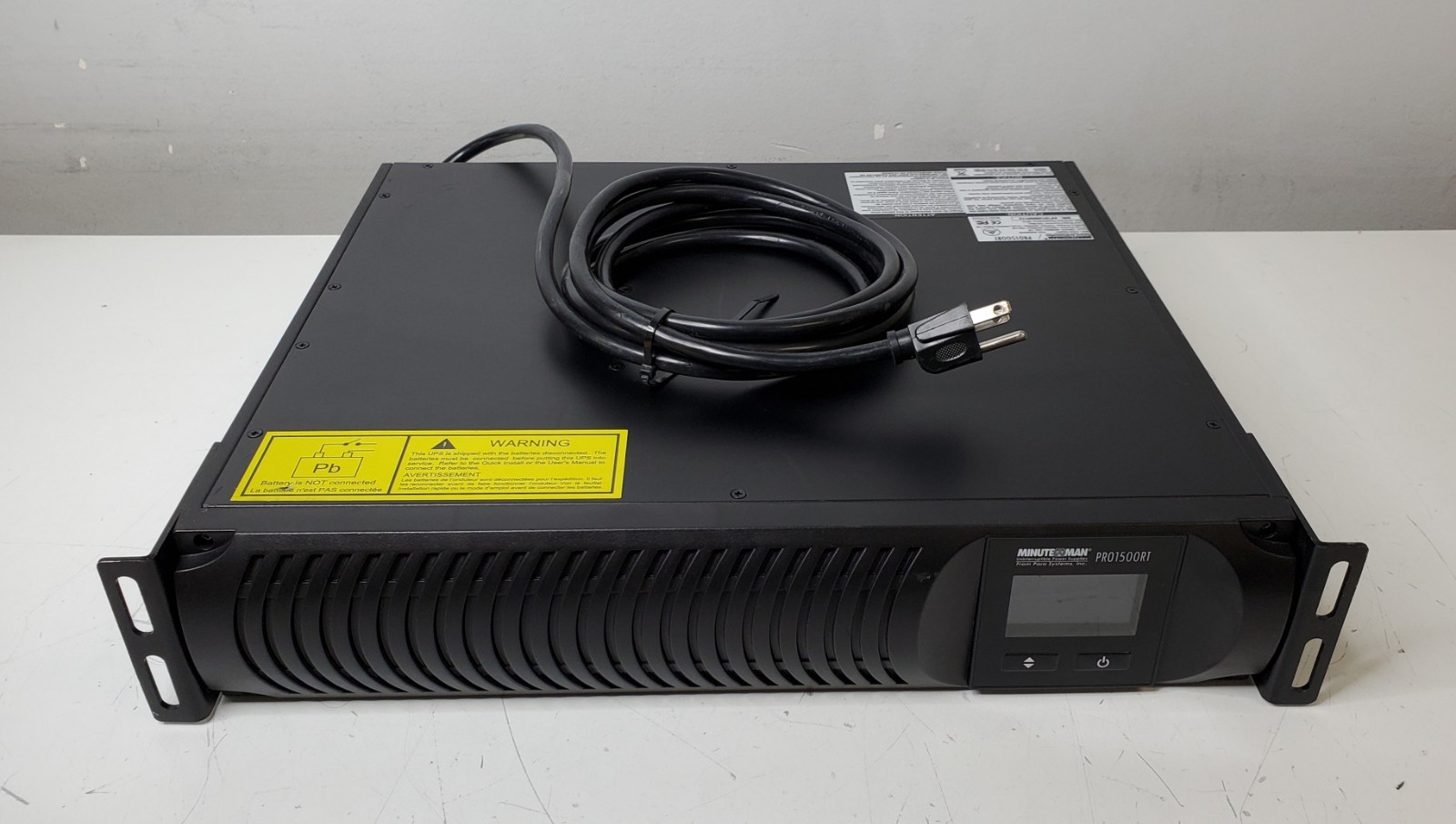 MinuteMan PRO Rack/Tower Series UPS PRO1500RT No Batteries