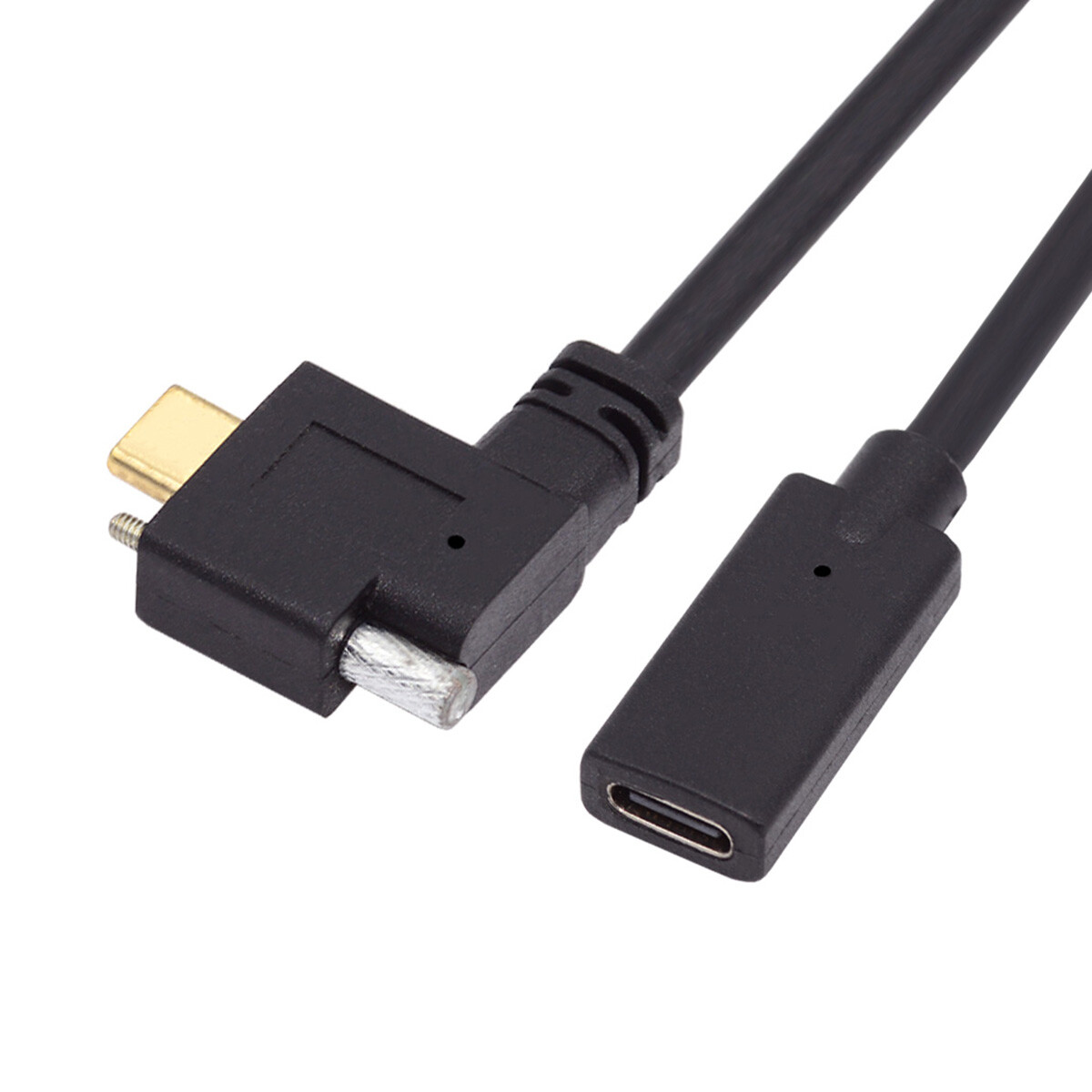 CY USB 3.1 Type C Data Screw Locking Cable for Realsense Camera VR Quest Link