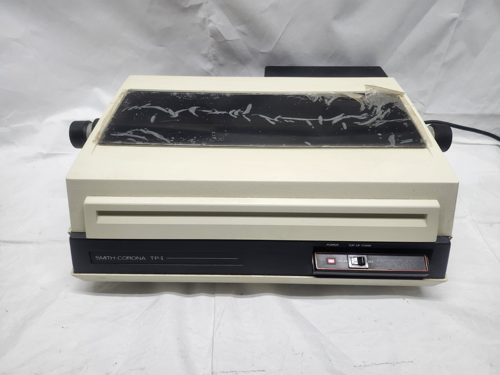 Smith-Corona TP-II Daisy wheel printer 1PTD POWERS ON Vintage Old School