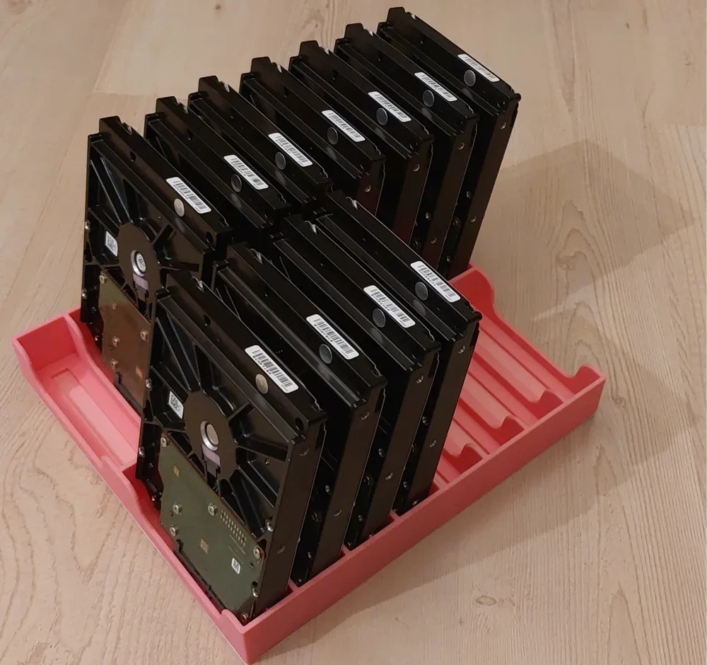 3.5" HDD Tray Caddy | Fits up to 16 Drives