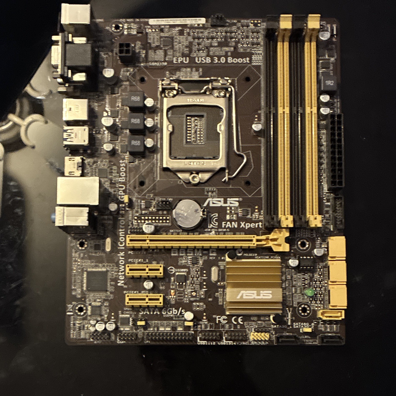 ASUS B85M-E MicroATX LGA1150 DDR3 Intel Motherboard USB 3.0 HDMI DVI