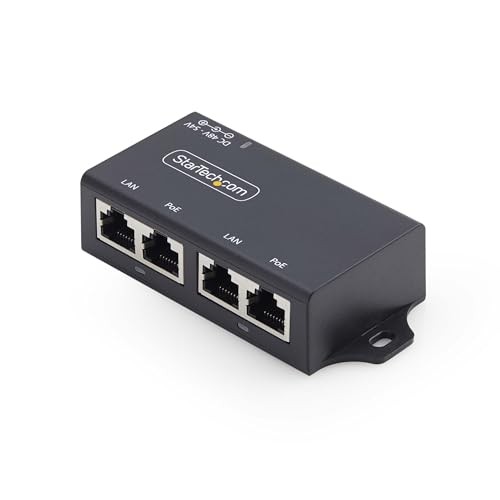 StarTech 2-Port PoE+ Injector (af221cpoeinjector)