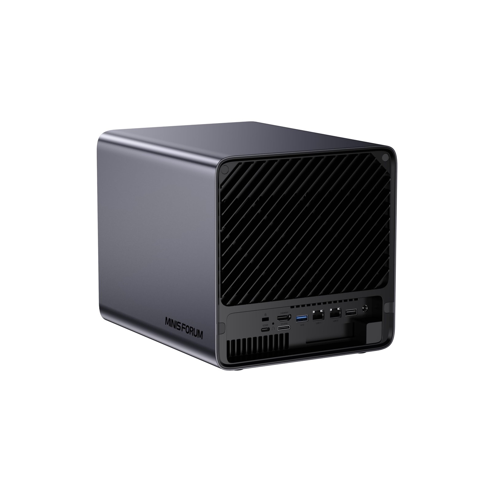 MINISFORUM AI NAS N5 Pro-P370 (0+128GB), AMD Ryzen AI 9HX Pro 370 12C/24T 5.1GHz