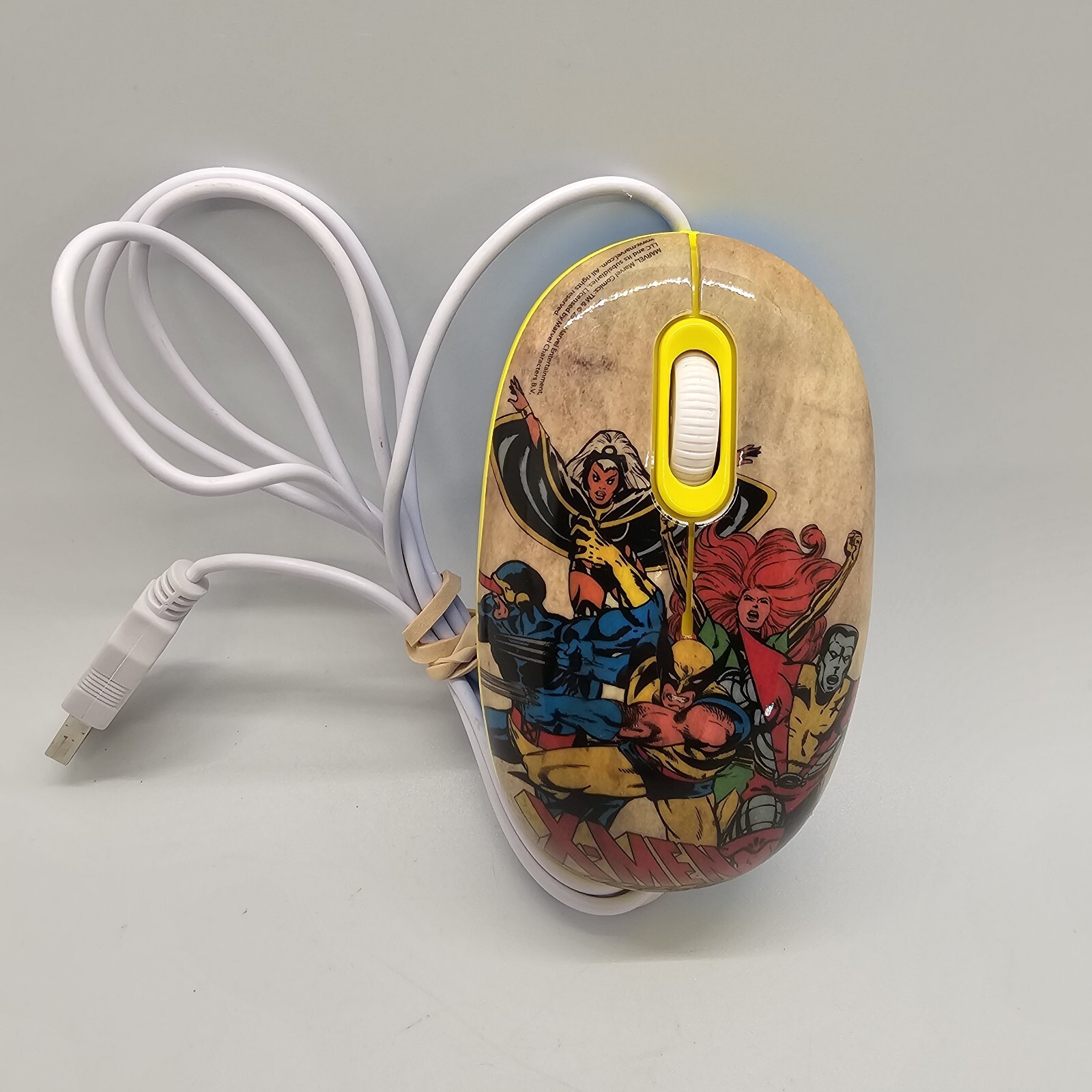 X-Men USB Wired Two Button Optical Mouse Vibe Axcess Wolverine 