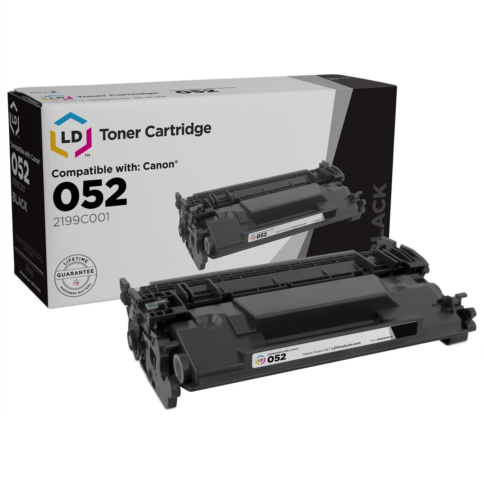 LD Products Compatible Toner Replacement for Canon 052 2199C001 (Black)