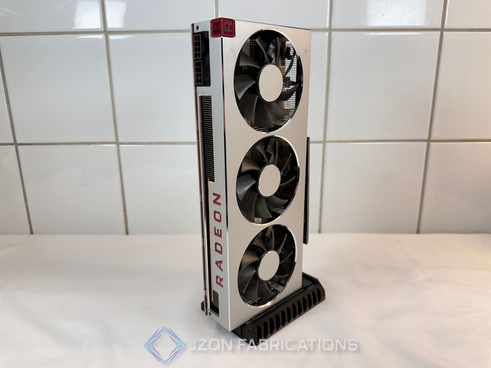 Compact Vertical GPU Stand Open Air Graphics Card Holder Display Mount PETG