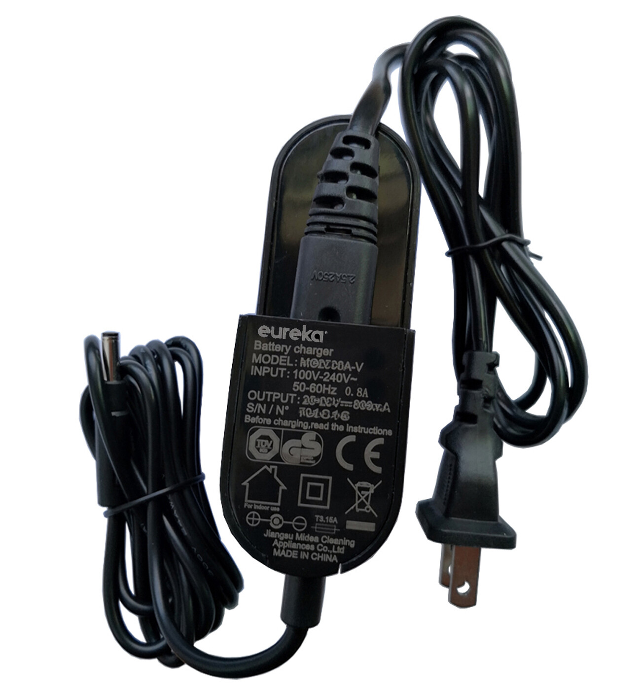 Original Eureka 25-29V AC Adapter For NEC480 Elevate Cordless Vacuum Cleaner PSU