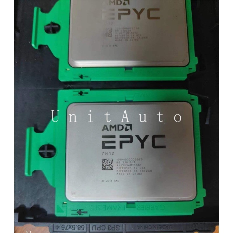 1PCS Used AMD EPYC 7b12 Cpu Processor 64 Core 128 Thread 2.25-3.4ghz TDP240W