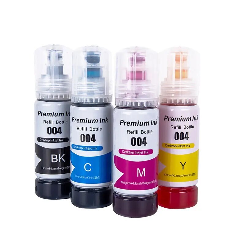 4*70ml 004 Ink for Epson L3169 L3218 L3219 L3251 L3253 L3255 L3256 L3258 Printer