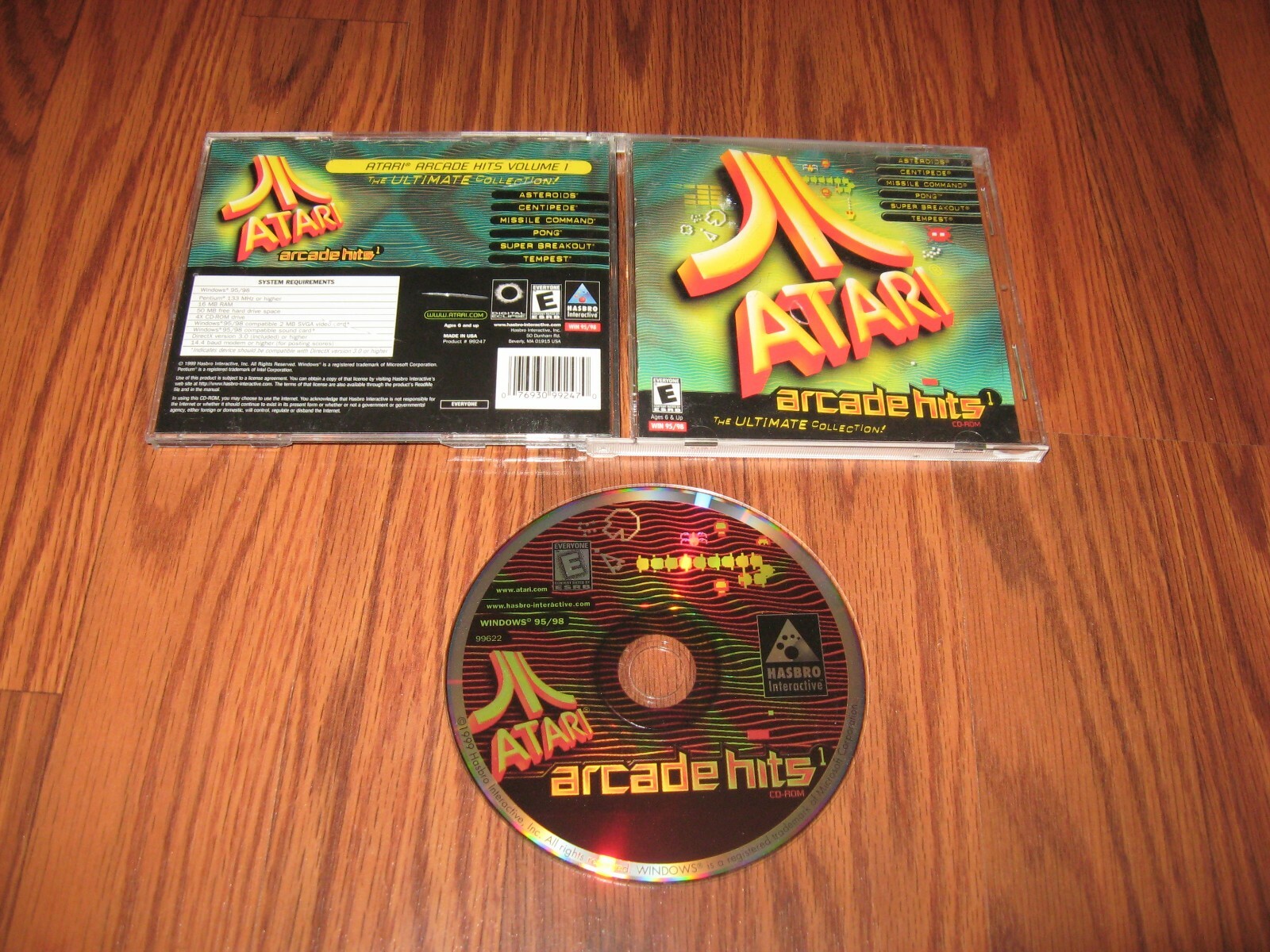 Atari Arcade Hits (PC, 1999) Near Mint CD-ROM Game