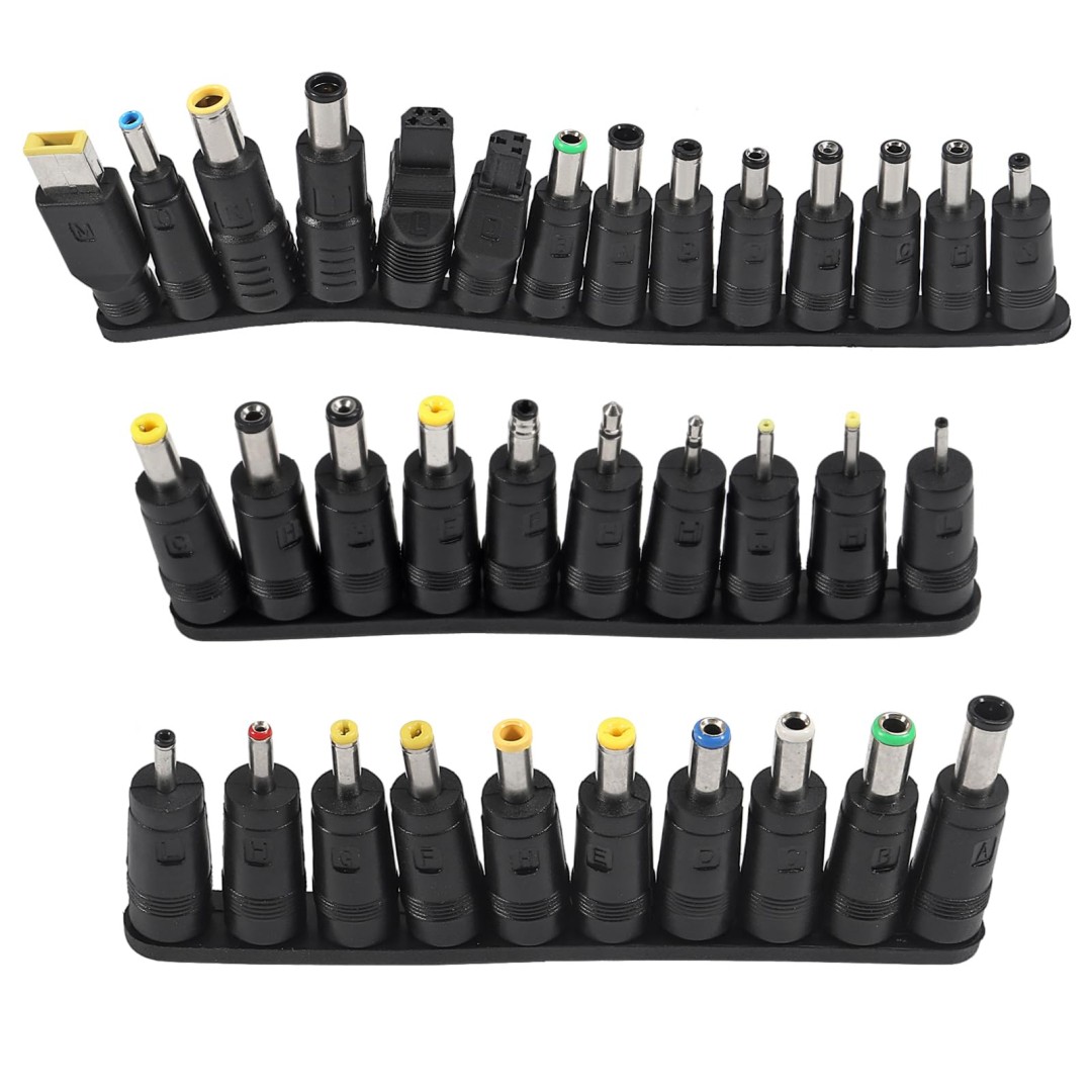 Shutao 34Pcs Universal 5.5mm x 2.1mm DC AC Connector Power Adapter Tips Connecto