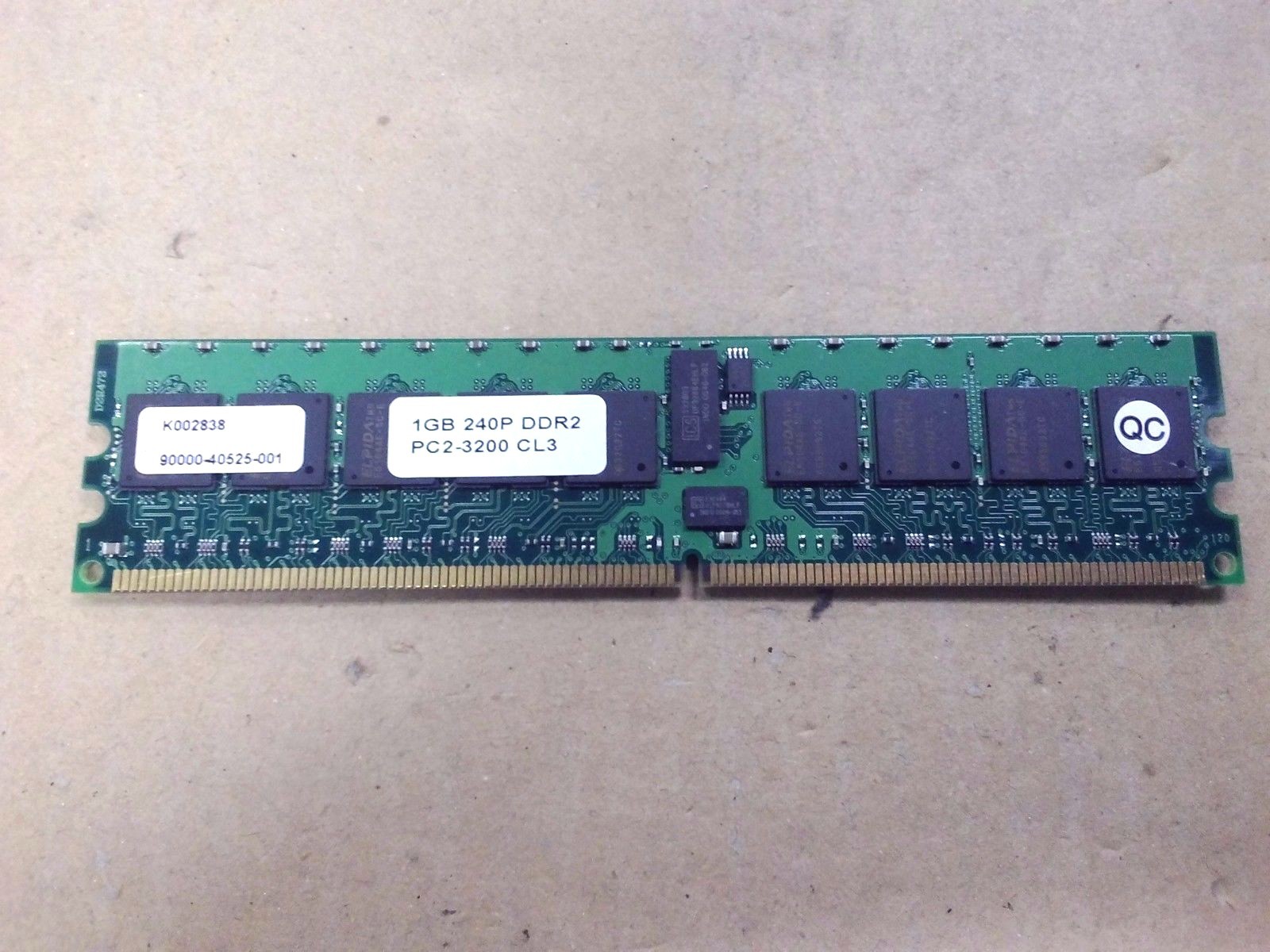 SimpleTech 1GB RAM K002838 90000-40525-001 240P DDR2 PC2-3200 CL3