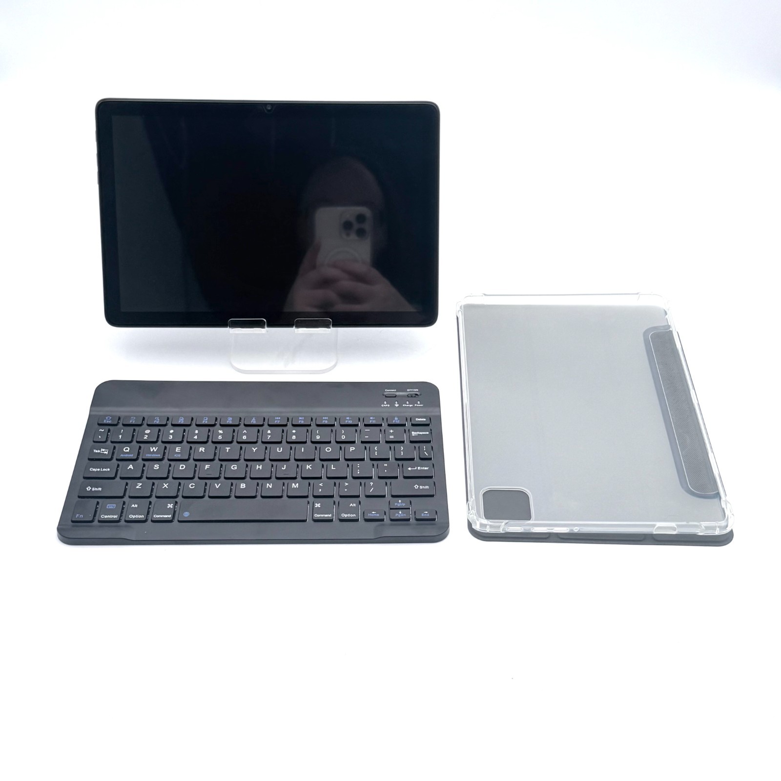 Pritom L10 Tablet 128GB Black Wi‑Fi Only with Bluetooth Keyboard & Folio Case