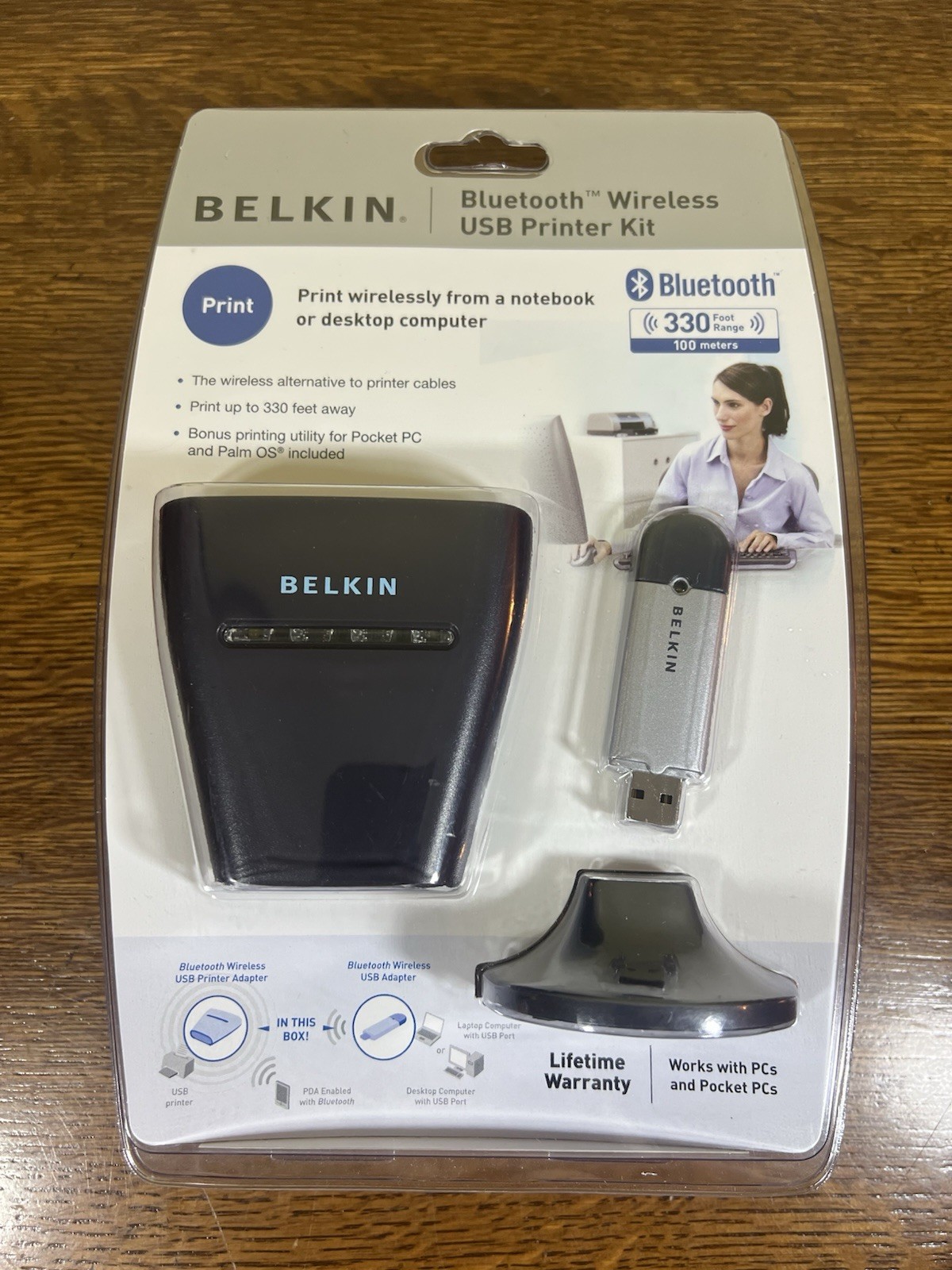 BELKIN Bluetooth Wireless USB Printer Adapter F8T031-B Sealed