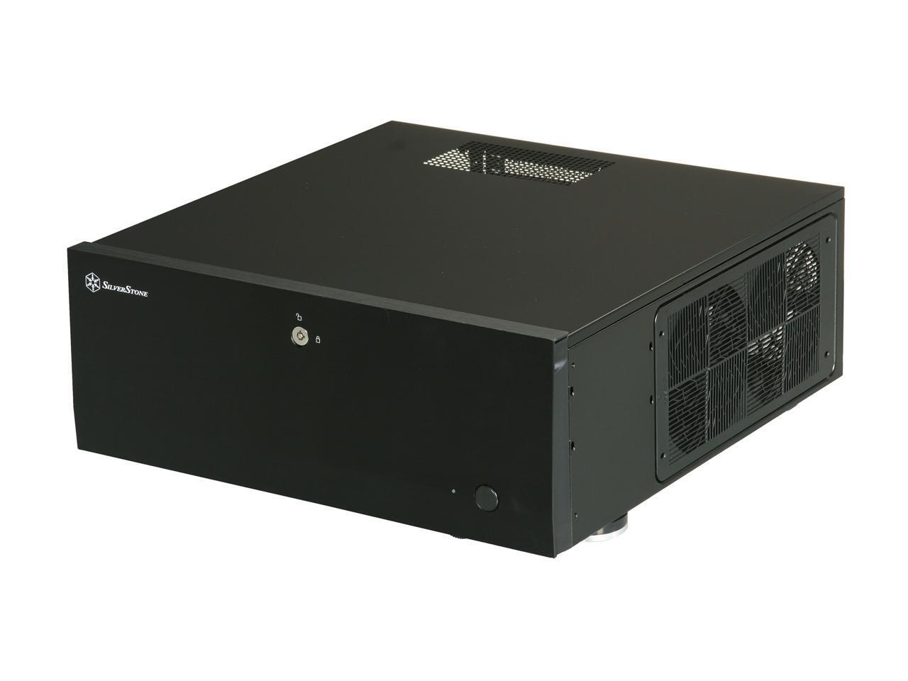 SILVERSTONE Black Aluminum / Steel Grandia Series SST-GD07B ATX Media Center / H
