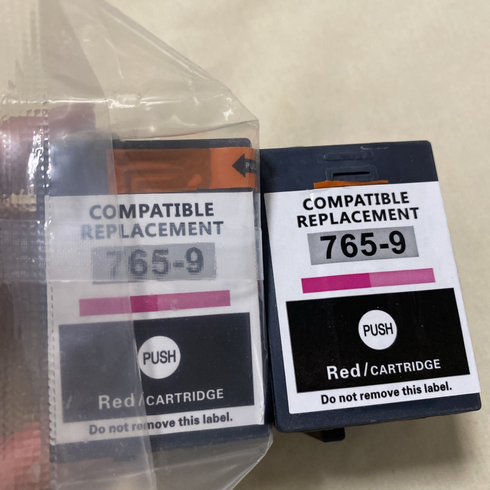 765-9 Red Ink Cartridge High Yield Set (2-Pack) Compatible 7659 Ink Cartridges R